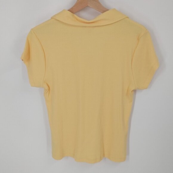 Guess Ribbed Polo Tee - Picture 3 of 5